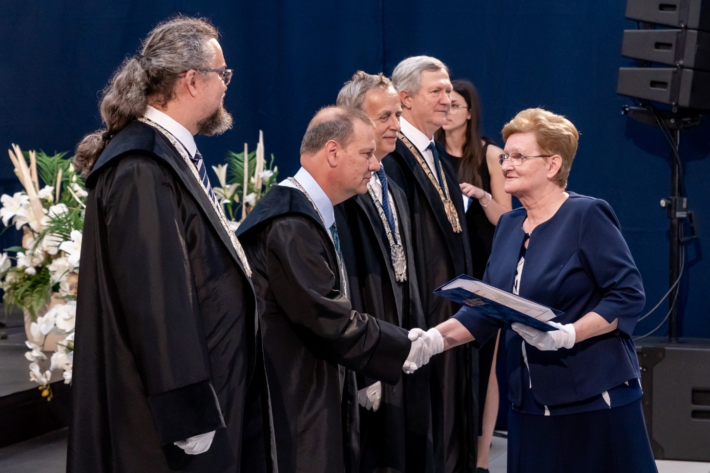 Gallery of the gold diploma ceremony